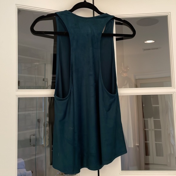 Shop Planet Blue Turquoise Velvet Tank - Picture 2 of 4